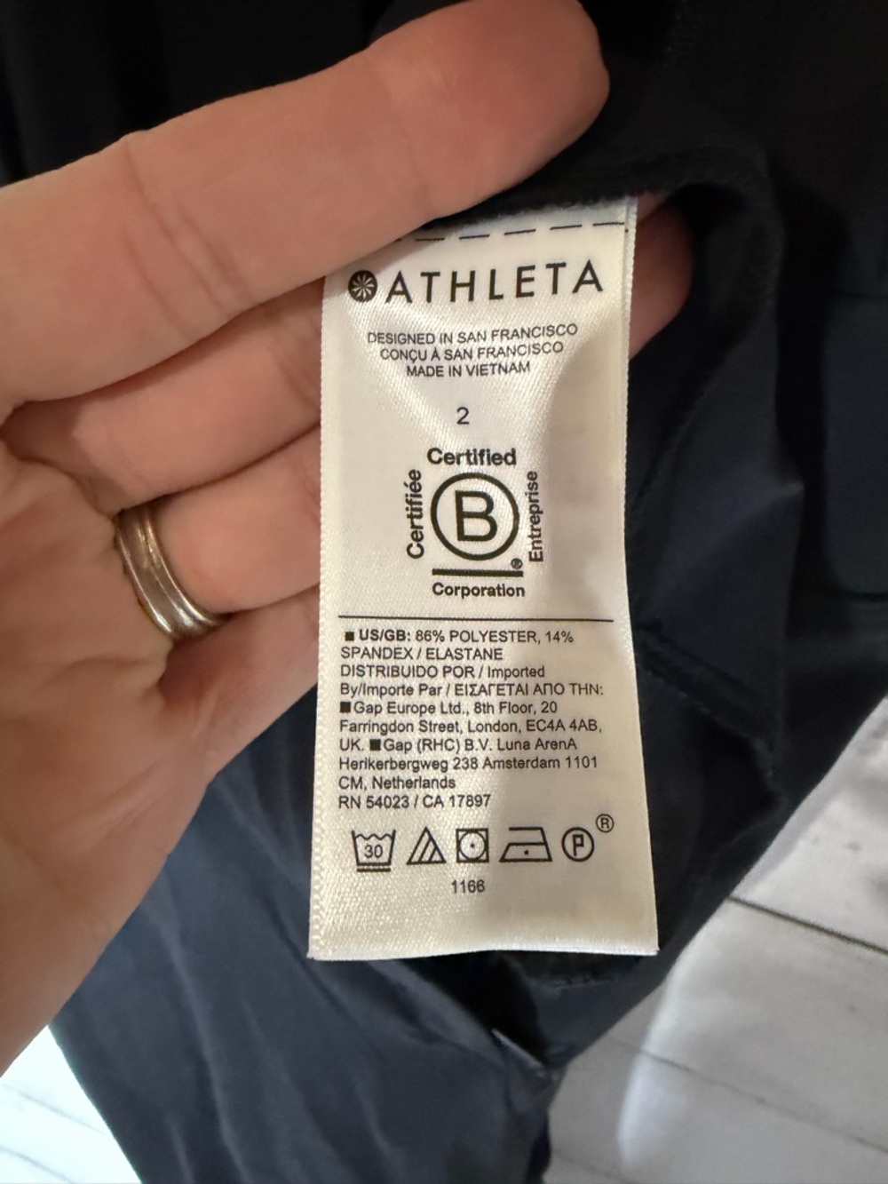 ATHLETA Brooklyn Heights Wide Leg Jumpsuit Black Size 2 - Picture 7 of 7